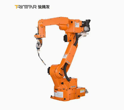 Braccio robotico automatico per saldatura laser per scaffali di serbatoi di stoccaggio di tubazioni, saldatrice robot a sei assi
