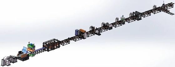 Raffreddamento Muri con Alette Ondulate Distribuzione Trasformatore di Potenza Olio Immerso Radiatore Aletta Linea di Produzione Automatica di Saldatura