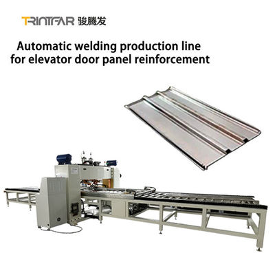 Linea di produzione di saldatura automatica per il rinforzo del pannello della porta dell'ascensore