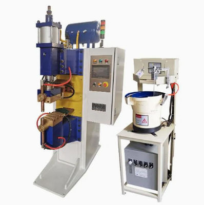 Macchina per saldatura a proiezione con vite di trasporto, potenza nominale 50KVA. Produzione di fabbrica e vendita diretta.