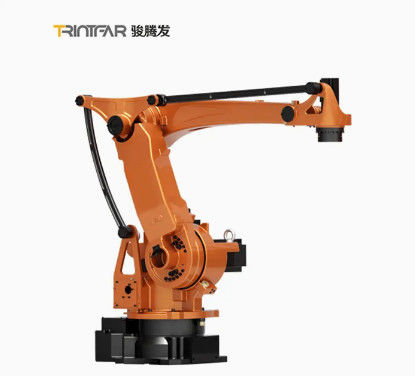 Un robot di 6 assi che tratta impilamento di trasporto con palette d'imballaggio fugace del robot del contenitore di robot del braccio della pinza di presa