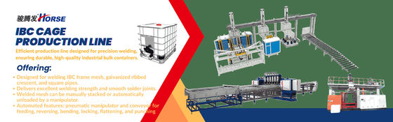 Linea di produzione di gabbie a botte IBC