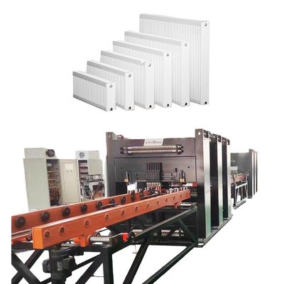 Raffreddamento Muri con Alette Ondulate Distribuzione Trasformatore di Potenza Olio Immerso Radiatore Aletta Linea di Produzione Automatica di Saldatura