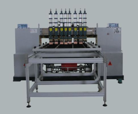 Linea di produzione per saldatura griglia per scaffali, forno