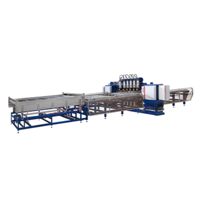 Linea di produzione automatica con telaio in acciaio per fusti IBC