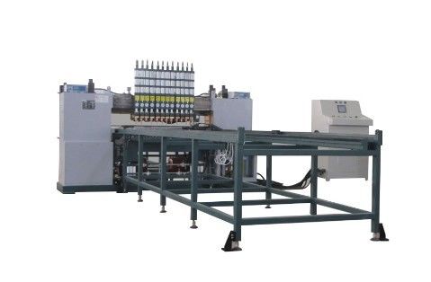 Fully automated control system metal mesh structure gantry welding machine - 80 welds per minute. Mesh structure gantry welding machine.
