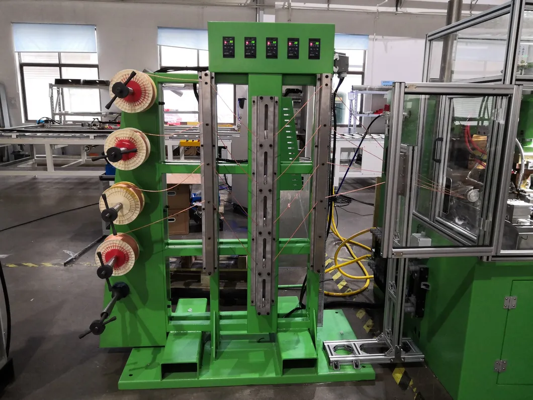 Rame automatico della saldatrice del cavo 120KVA che taglia linea metallica saldatore 2