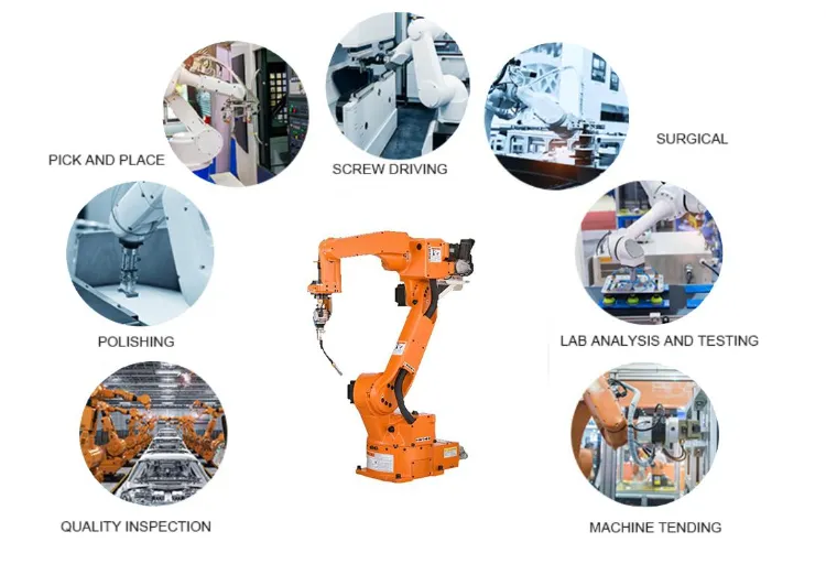 Robot industriale per pallettizzazione, impilaggio, trasporto, presa, insaccamento, scatole e imballaggi 2