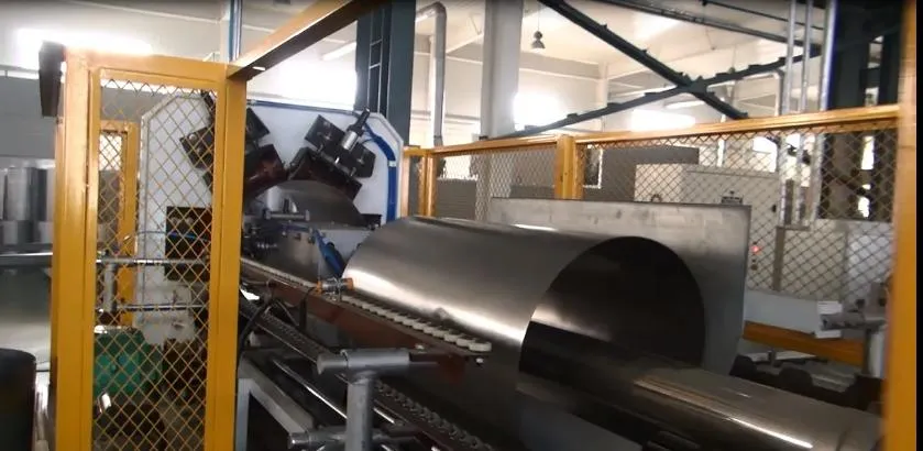 200L Acciaio tamburi di fabbricazione macchina Acciaio barili di linea di produzione 3