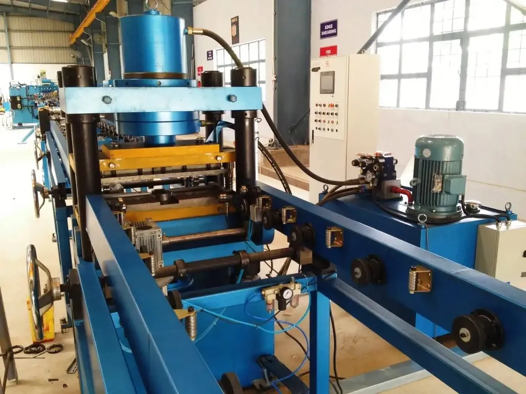 Raffreddamento Muri con Alette Ondulate Distribuzione Trasformatore di Potenza Olio Immerso Radiatore Aletta Linea di Produzione Automatica di Saldatura 7