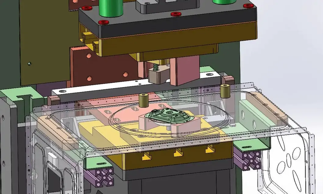 Linea di produzione per saldatura griglia per scaffali, forno 15